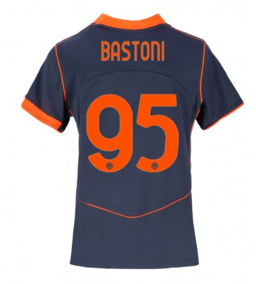 Lacne Ženy Futbalové dres Inter Milan Alessandro Bastoni #95 2025-26 Krátky Rukáv - Tretina